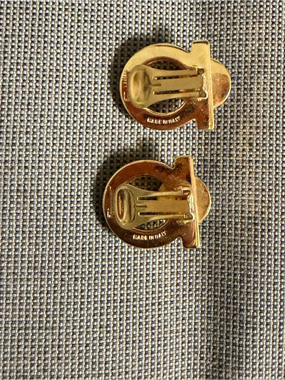 Salvatore Ferragamo Gold-Tone Pearl Clip-On Earrings